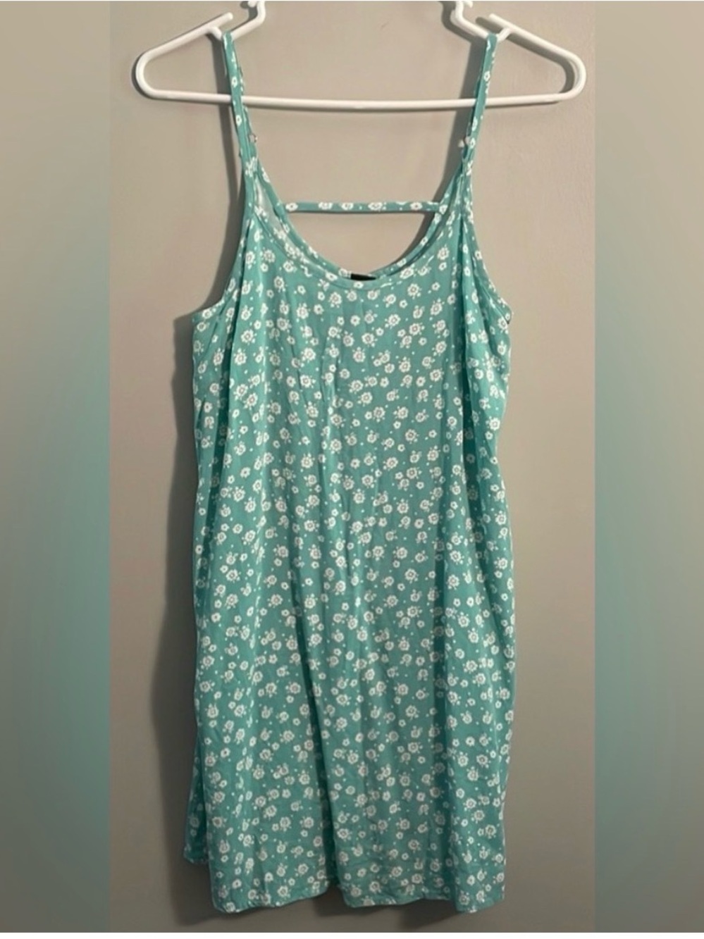 wild fable Mint Green Floral Slip Dress